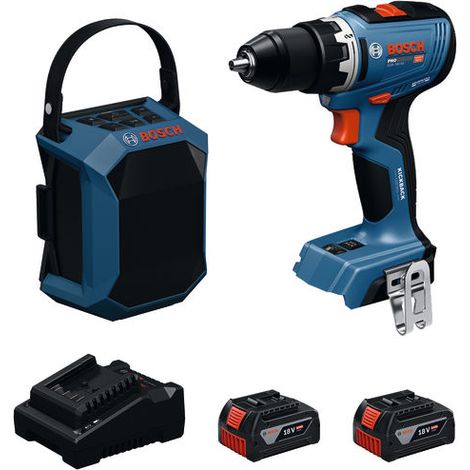 Kit combinato Bosch GPB 18V-1 C + GSR 18V-65 + 2 batterie da 5,0 Ah + GAL 18V-40-2 (1/5)