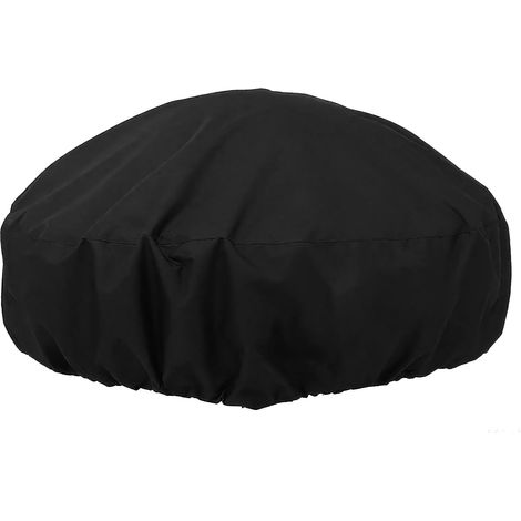 72x40cm Abdeckung für Feuerschale Wasserdicht 420D Oxford Gewebe, Schutzabdeckung, Wetterfest, UV-beständig, Housse barbecue rond, Reißfest Schnalle und Kordelzug, für Garten, Terrasse und Balkon (1/5)