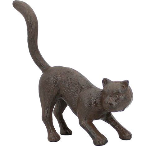 Signes Grimalt Figura De Gato Figuras Gato Animales Marrón 7x18x20cm 35136