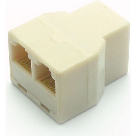 Adaptateur RJ11 fem./2 RJ11 fem.