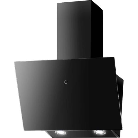 Faber – Hotte décorative murale 60 cm – Extraction 580 m³/h – Niveau sonore 67 dB – Classe d'efficacité énergétique A – Design noir moderne (1/3)