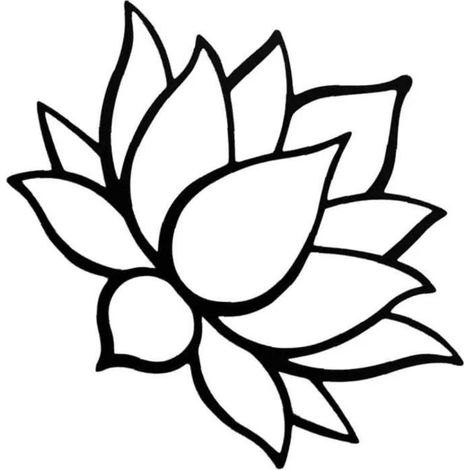 Décoration murale - HAOPYOU - Lotus - Métal - 28x24.5 cm - Contemporain (1/4)