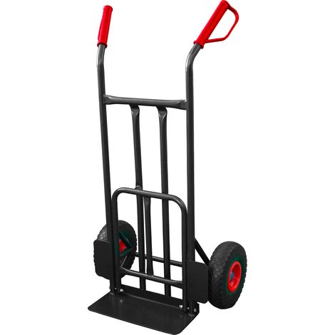 pro-bau-tec Profi-Bau Sackkarre Extention Basis mit PU Bereifung max. 200 kg (1/5)