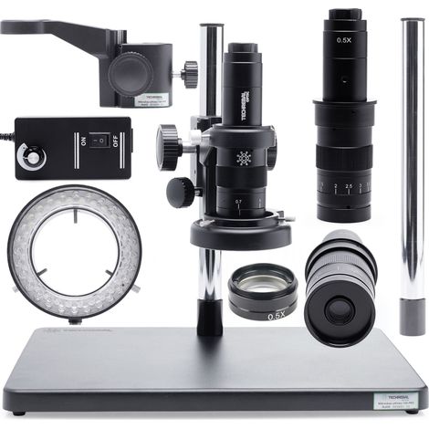 Microscope numérique solo 10A + Éclairage LED 60XLED réglable + Lentille de Barlow 0,5x (1/5)