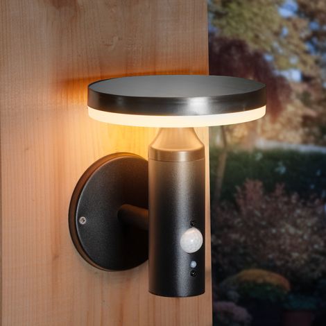esotec PIR Solarwandleuchte Ribolla, warmweiß, 3 Betriebsmodi, outdoor 102770 (1/5)