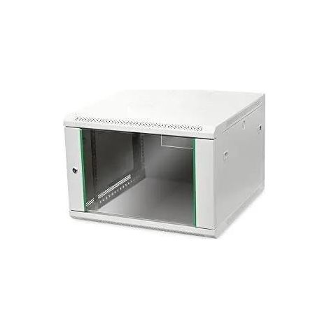 Digitus DN 19 07U 6 6 EC Wandmontierte Schaltschrank aus grauem Stahl