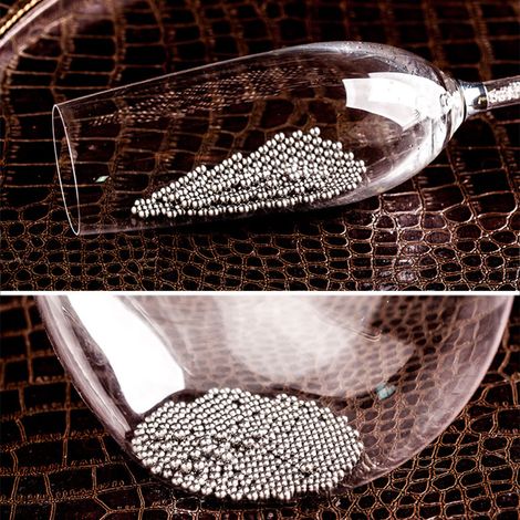 Perles de nettoyage en acier inoxydable 304 pour carafes et bouteilles de vin (1/5)