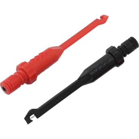 2 Stück Drahtbohrsonde Isolationsbohrsonde mit 4mm Bananensteckern (weiblich) für Kfz-Schaltungsprüfung, Drahtbohrtest-Klemmen-Set.