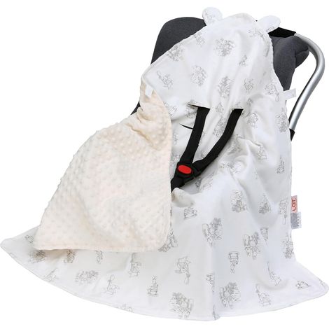 Baby Seat Wrap Blanket 90 x 90 cm – Swaddling Blanket for Newborns, Strollers and Car Seat (1/5)