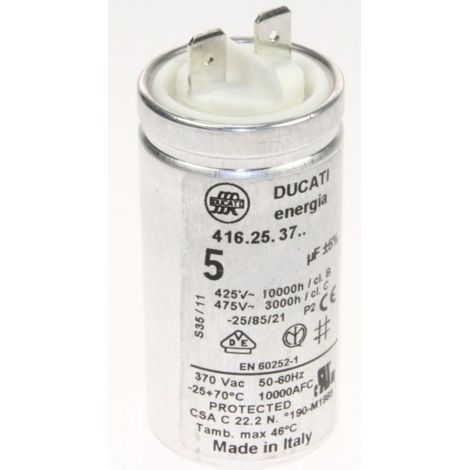Condensateur de demarrage pour Hotte WHIRLPOOL 482000000036 (1/3)