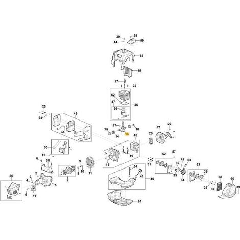 ALBERO MOTORE SBC 646 ORIGINALE STIGA - 118805134/0