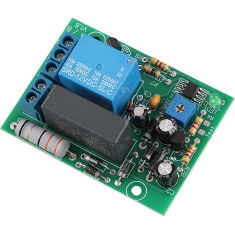 Module de minuterie temporisée 220 V CA, carte d'arrêt à temporisation réglable (0 à 10 secondes) (1/5)