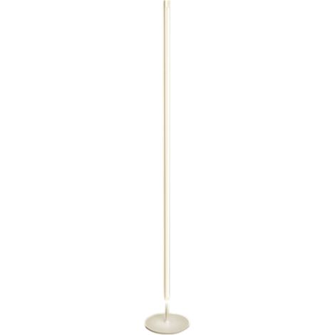 Ray - Lampadaire LED 25W à intensité variable, 3 000 K, 2 000 lm, H 160 cm, interrupteur à pédale - Perenz - Blanc
