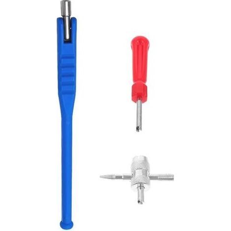 3PCS Demonte Valve Pneu,outils pour valves de pneus, Outil de Démontage de Valve Pneu Voiture Kit de Réparation Valve Core Tire, pour Voiture Moto Extracteur Valve Accessoires Montage Pneus (1/5)