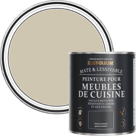 Peinture Verte pour Meubles de Cuisine, Finition Mate - Sauge Argentée 750ml (1/5)