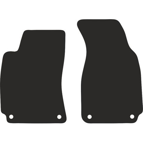 Tapis de sol avant basiques en velours pour : Skoda Superb I berline (2001-2008) (1/2)
