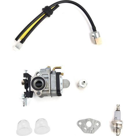 Kit de carburateur avec bougie et tube d'huile pour souffleur Poulan Pro 46cc PR46BT - Ensemble 967086901 (1/5)