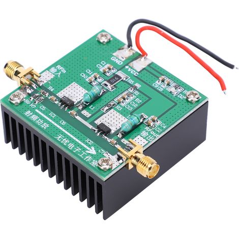 HF-Verstärker 10 MHz–500 MHz PCB-Leistungsmikrowellenverstärkermodul für drahtlose Funkgeräte (1/5)