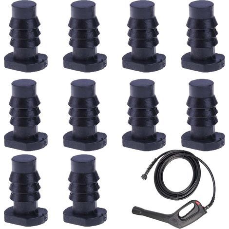 Verschluss Set Gartenschläuche Endkappen langlebig schnell (1/5)