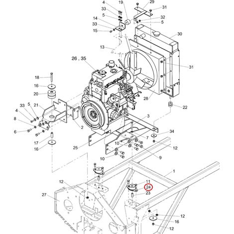 MOUNT ISO, MOTOR LR5022896 ORIGINAL FERRIS