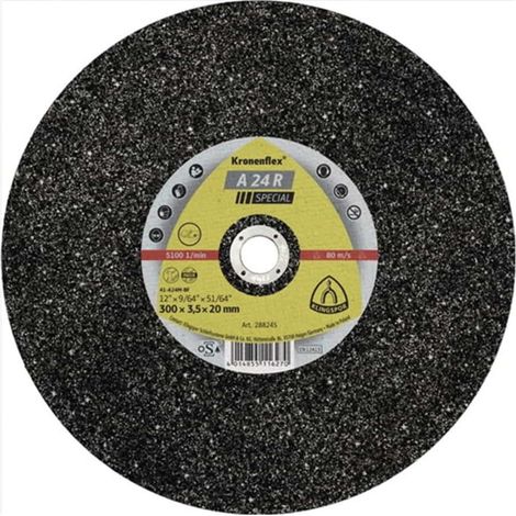 KLINGSPOR Disque à tronçonner A 24 R Special Ø 350 x 4,5 mm droit - 354414