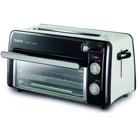Tefal TL600830 Toast N'Grill tostadora negra 1300W (1/5)