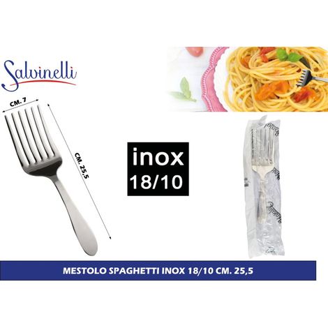 Salvinelli Grand Hotel manina prendi spaghetti acciaio inox 18/10