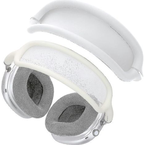 Schutzhülle für den Kopfbügel, kompatibel mit Apple AirPods Max – Silikon-Kopfbügelschutz – Weiß (1/5)