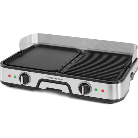 Riviera-bar QPL525 plancha eléctrica inox 45,5x29 cm (1/5)