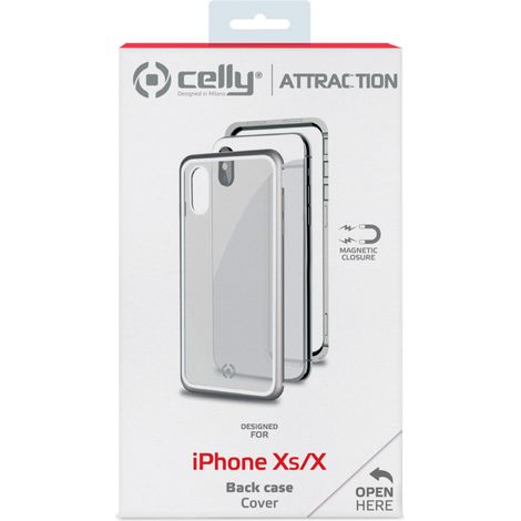 ATTRACTION COVER IPHONE XS/X SILVER (1/5)