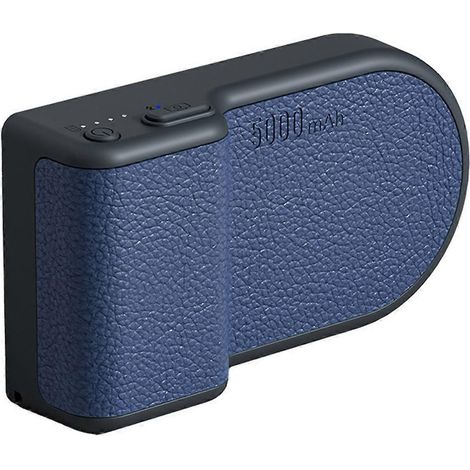 Poignée magnétique pour téléphone portable Bluetooth bleu (1/5)