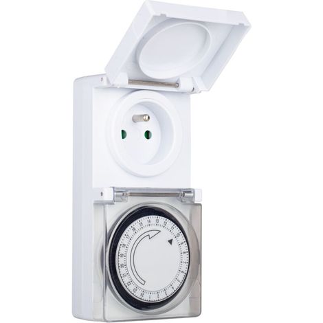 smartwares TM116B programmateur d'enchufe extérieur IP44