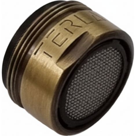 AERATORE IN OTTONE CON FILTRO MASCHIO 24X1- M 24x1 - Bronzato- senza- pezzi 1