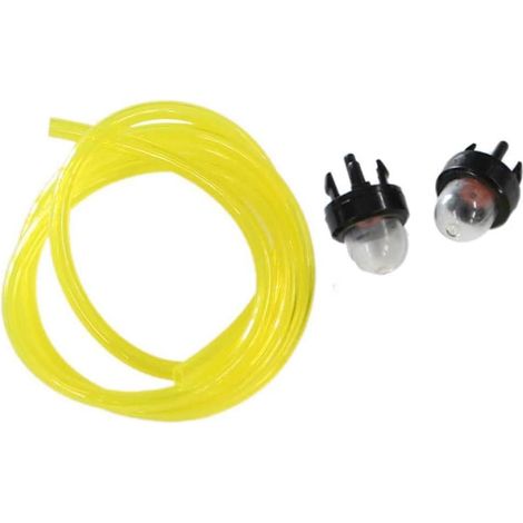 2 Kit Ligne De Carburant, Pompe D'amorçage, Tuyau 60cm, Pour Tronçonneuse Stihl (1/3)