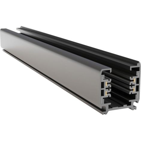 Binario Moderno Busbar Trunkings Trinity Alluminio Nero 2M (1/4)
