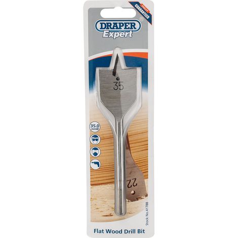 Draper Expert 35.0mm Flat Wood Bit (41788) (1/5)