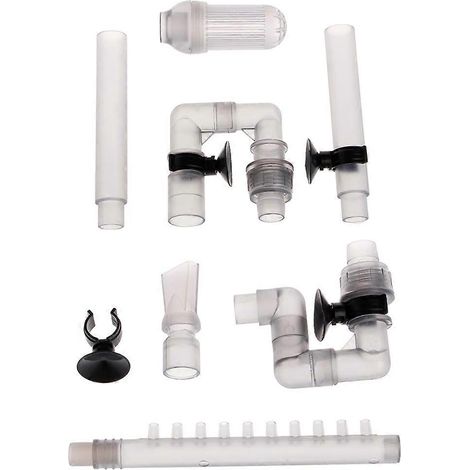 Tuyau d'aspiration/d'évacuation pour filtre d'aquarium, avec tube de 12 mm (1/5)