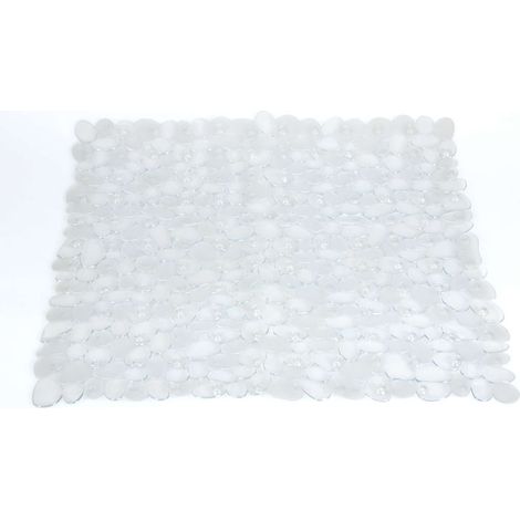 Tappeto antiscivolo doccia g-river 54x54 trasparente - gedy (1/5)