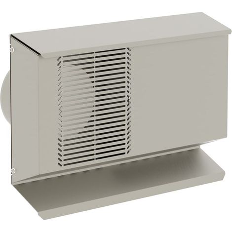 Kermi x-well Wetterschutzgitter, doppelt NW 125, waagrecht, RAL9016 - Y2401125004K (1/4)