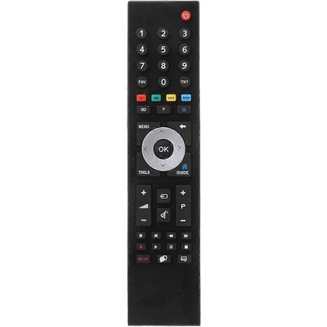 TP7187R Ersatzfernbedienung für Smart TVs, schwarz, kompatibel mit Smart TVs, universelle Ersatzfernbedienung, ergonomisches Design, Infrarot-Fernbedienung. (1/5)