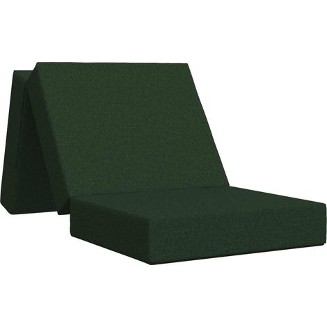 Klappsofa Bett 75 x 63 x 45 cm Dunkelgrün vidaXL (1/5)