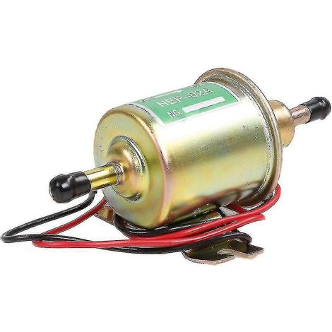 Pompe à carburant électrique robuste en métal Universal Automotive Hep-02a 12 V pour essence et diesel (dorée) (1/5)