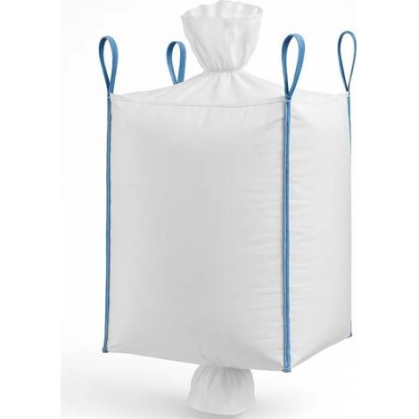 Sac de transport industriel (Big Bag) - EXTRALINK - Big Bag U+2 - Entonnoir intégré - 1300 kg - 110x110x175 cm (1/2)