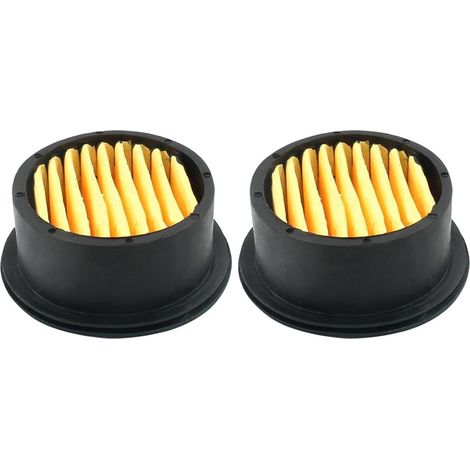 Lot de 2 éléments filtrants pour compresseur d'air, silencieux sans huile, filtre d'admission de remplacement pour générateurs, ventilateurs (1/5)