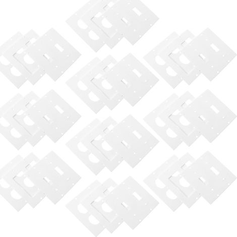 Plaques de Prise en Silicone 30 Pièces, Joint d'Isolation pour Prise Électrique, Anti-Débris et Étanchéité, Usage Domestique et Commercial (1/5)