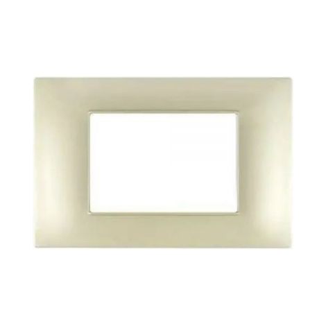 Mapam Placca sabbia 3 posti tecnopolimero compatibile Vimar Plana - GEM-P6003-SA