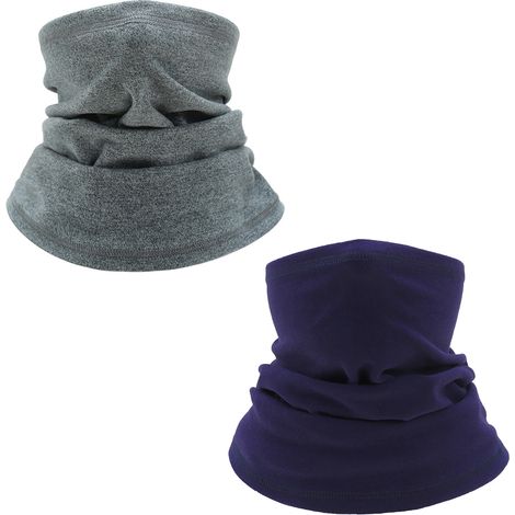 Gaiter Col - Polyesther Polaire - Pour Activités Extérieures Hiver Printemps Automne - 2 Pièces (1/5)