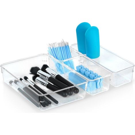 Organisateur de maquillage en acrylique, lot de 4 pièces. (1/5)