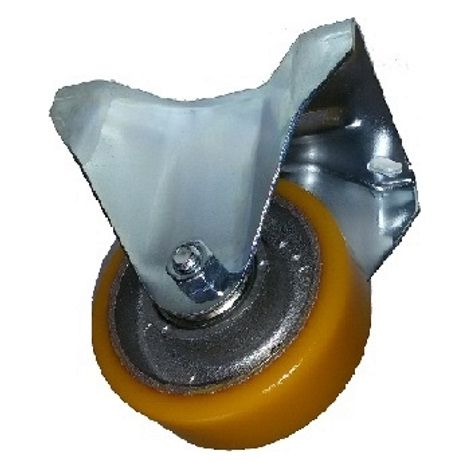 AVO 37A RUOTA CON RIVESTIMENTO IN POLIURETANO 80X30 SUPPORTO FISSO IN ACCIAIO (1/2)