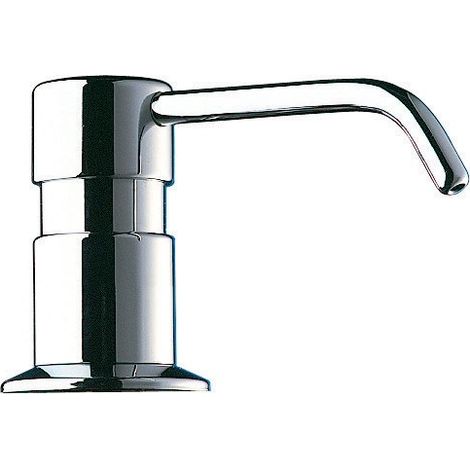 Distributeur de savon encastrable de table, 1 L, bec verseur courbé, L118 mm (1/2)